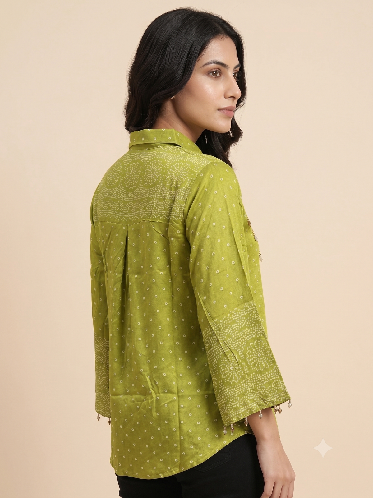 Luxury Olive Green Corporate Wear Shirt