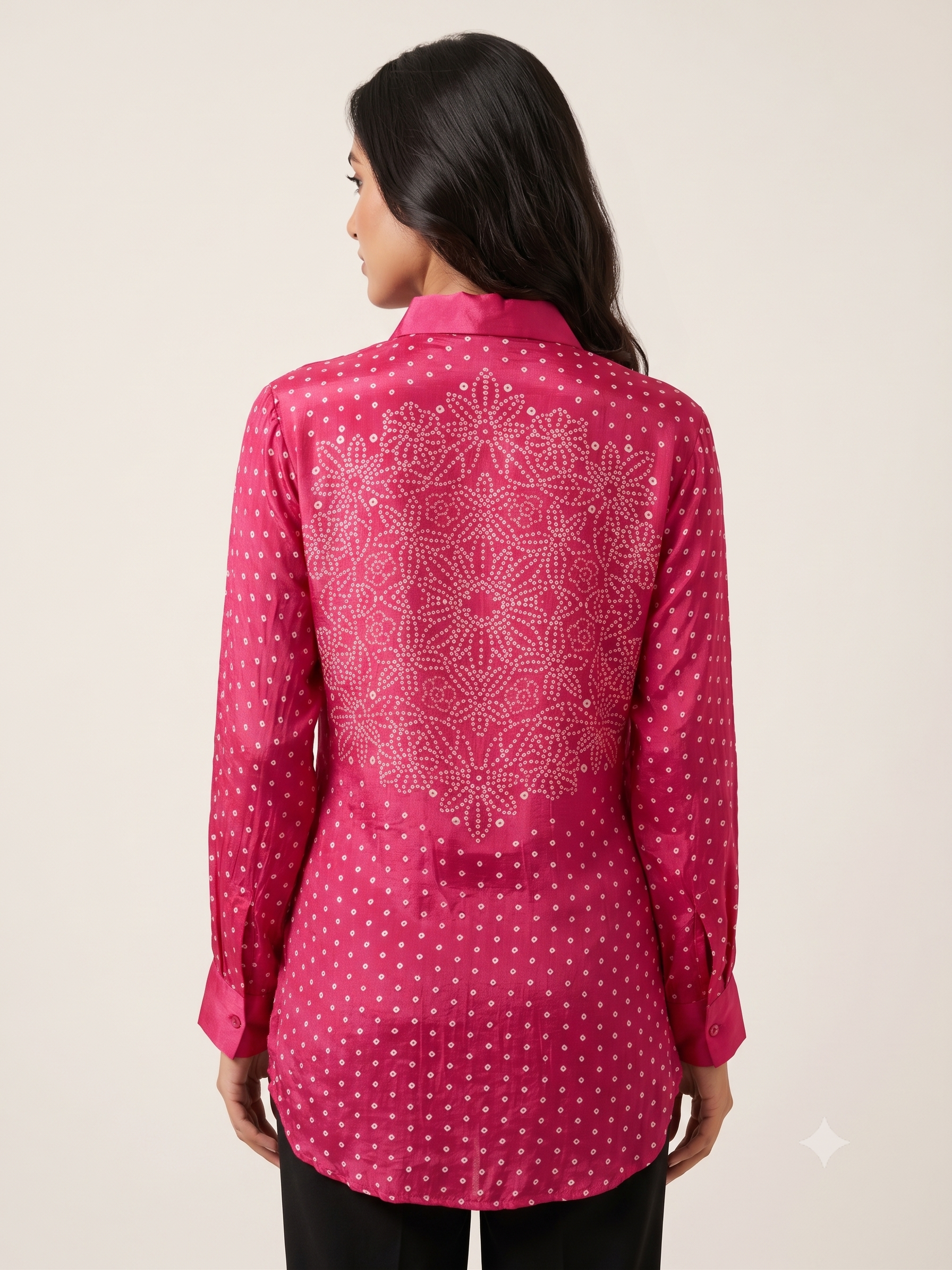 Premium Fuchsia Pink Women's Office Shirt