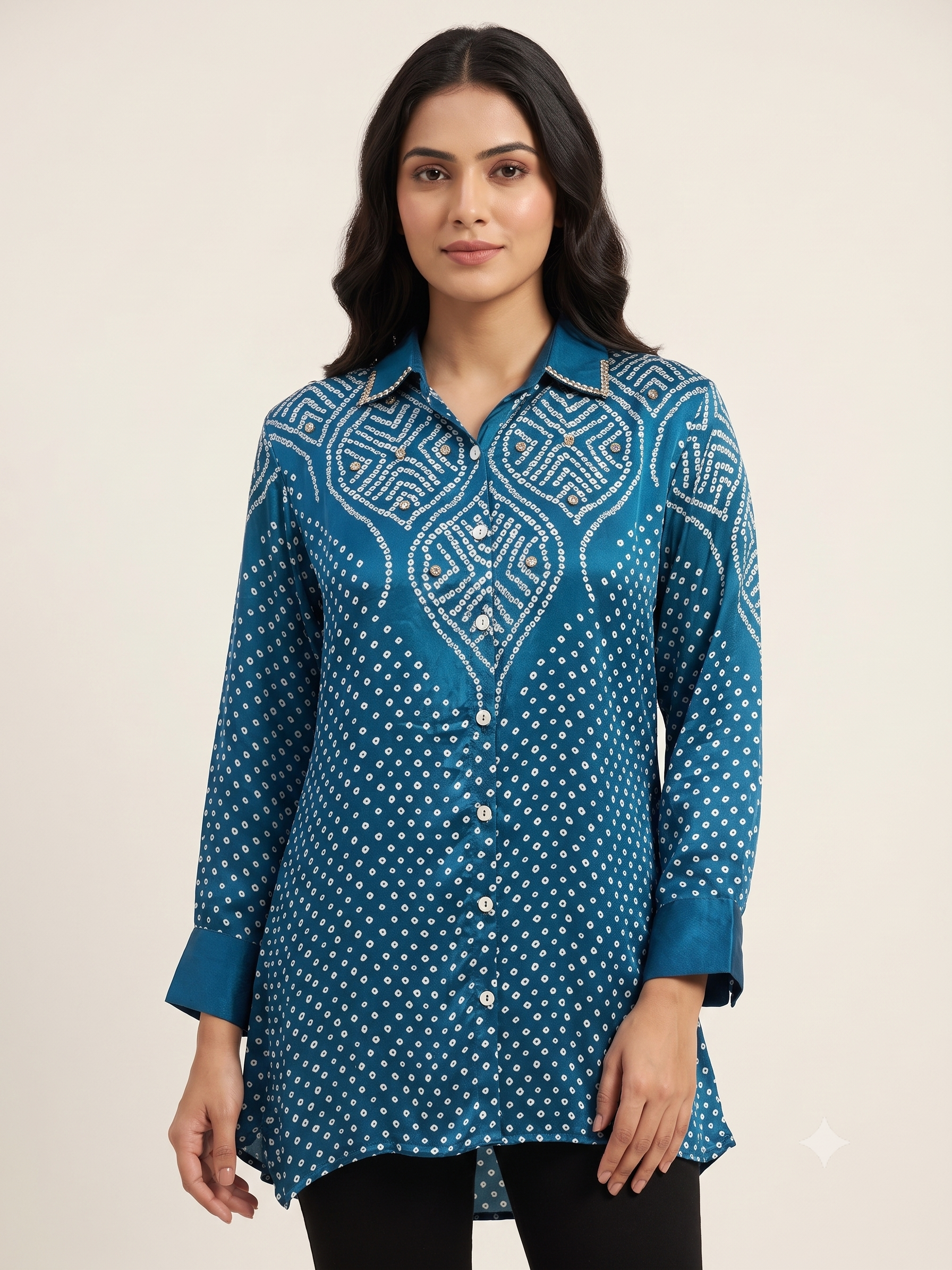 Premium Blue Office Wear Shirt