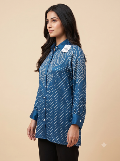 Premium Blue Office Wear Shirt
