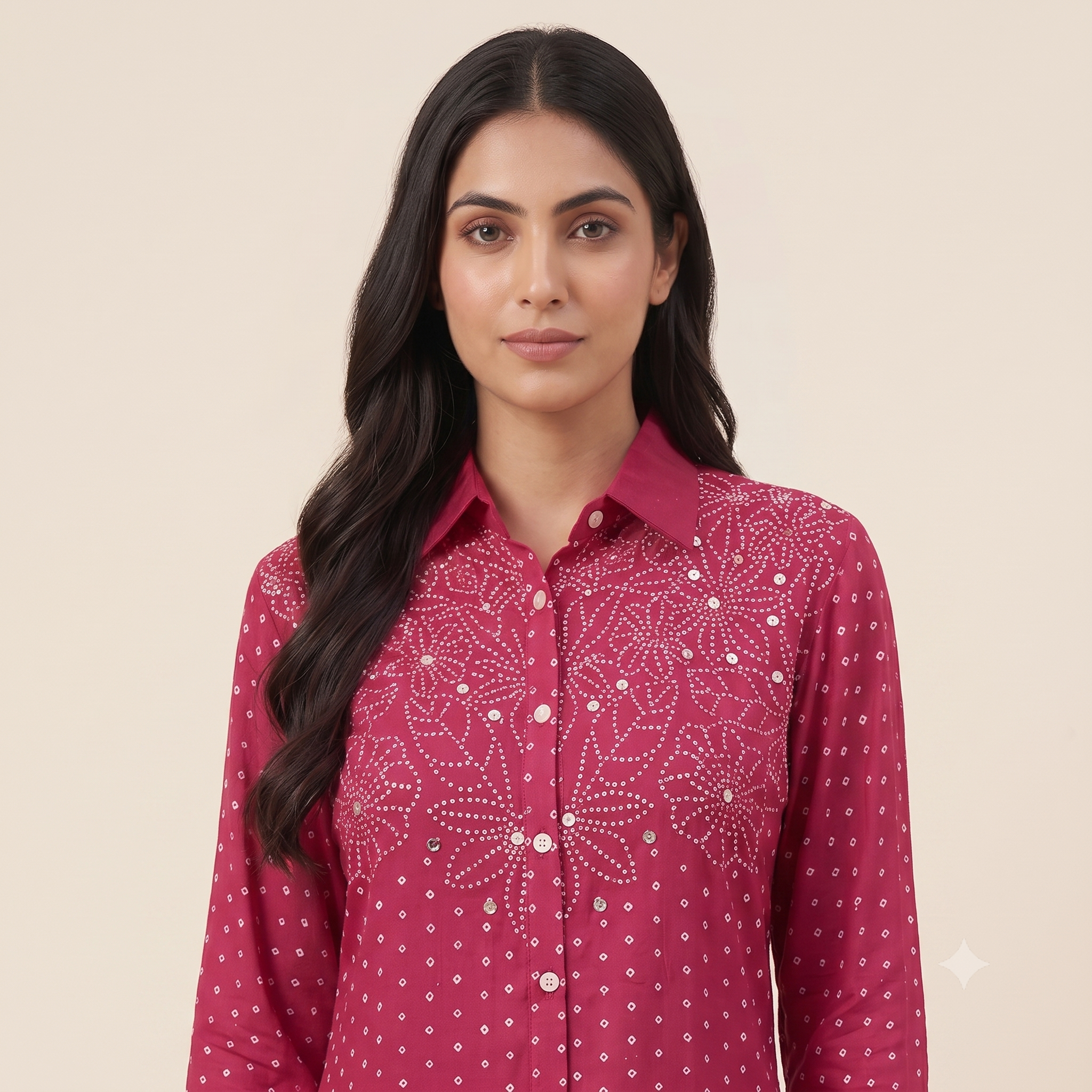 Premium Fuchsia Pink Women's Office Shirt