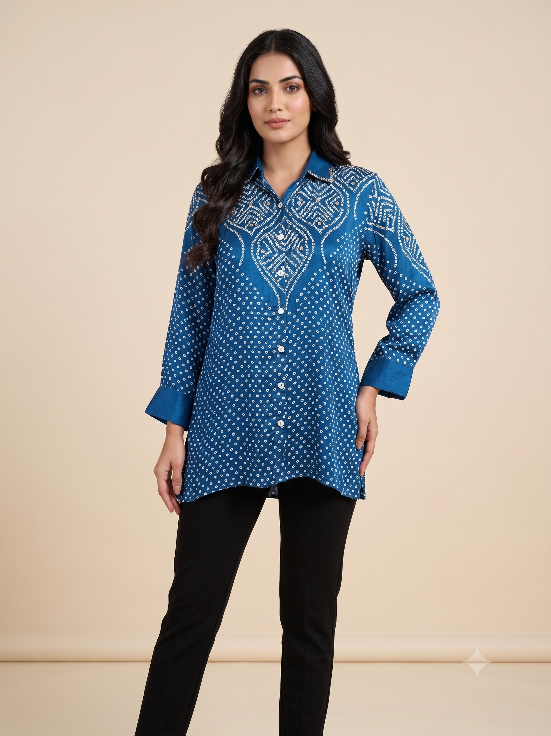 Premium Blue Office Wear Shirt